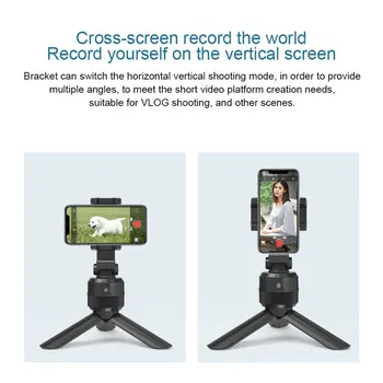 AI 3 v 1 Auto Smart Streľba Selfie Stick Prenosné 360 Stupňov Rotácie Statív Prenosné Vlog Live Statív Fotoaparátu Držiaka Telefónu