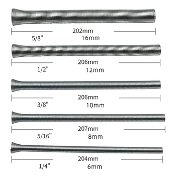 URANN 5 ks 9-16 mm klimatizácia medi ohýbačka rúr ohýbanie rúr nástroj mimo štýl hliníkové potrubia jar tube bender