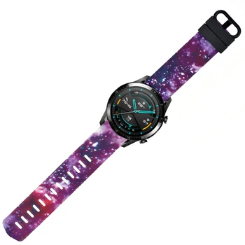 22 mm Silikónové Športové hodinky pásmo pre Samsung Galaxy Sledovať 46 mm remienok pre HUAWEI GT 2 Amazfit Tempo Stratos Watchbands Náhradné