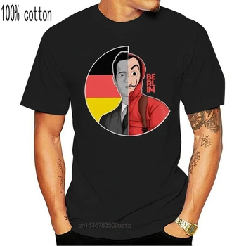 Nové Tlačené Zábavné Mužov La Casa De Abstraktných Berlíne Peniaze Heist pánske T-Shirt Ženy tričko