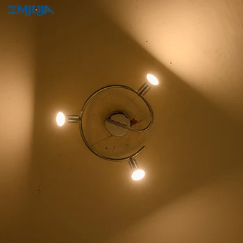Otočná GU10 led spot závesné osvetlenie LED schodisko hanglamp kuchyňa led stropné svietidlo uhol nastaviteľný kolo jedáleň spálňa