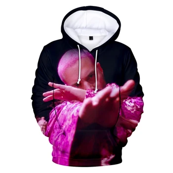J BALVIN 2020 Album Farby, Dlhý Rukáv tie dye mikina hoodies pre Unisex Streetwear Módy Nadrozmerné Oblečenie