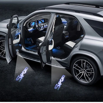 2X LED Dvere Auta Logo Projektor Svetlá Pre BMW, HONDA, Suzuki spoločnosti FORD, VOLVO, NISSAN Citroen Fiat Mitsubishi Peugeot, MAZDA Mercedes Benz