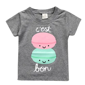 Baby Chlapci Dievča Oblečenie Letné Tričko 2021 Nové Deti, Oblečenie, Krátke Rukávy Bavlna Prekladané Swan Slnko Dievčatá T-košele, Topy