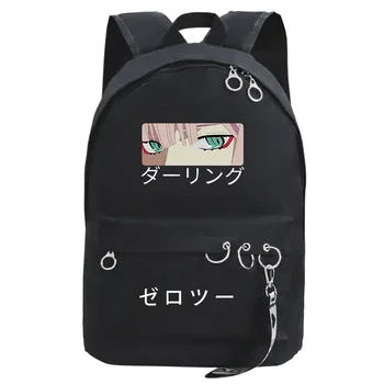 Japonské Anime Tlač Batoh Dievčatá Chlapci Školské Tašky Aktovka Harajuku Notebook Bookbag MILÁČIK Žien V FRANXX Batohy
