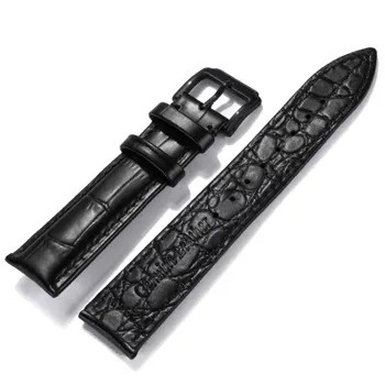 Originálne Kožené Hodinky Remienok Čierny Hnedý Krokodílej Kože Aligátora Watchband Pás Pre Mužov, Ženy Príslušenstvo Hodinky 22 mm 18 mm 20 mm