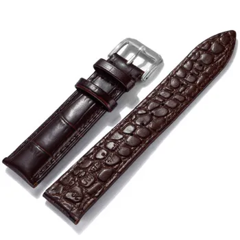 Originálne Kožené Hodinky Remienok Čierny Hnedý Krokodílej Kože Aligátora Watchband Pás Pre Mužov, Ženy Príslušenstvo Hodinky 22 mm 18 mm 20 mm