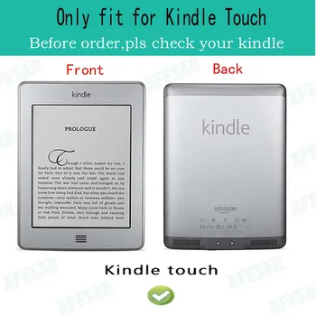 Pekná Kniha puzdro pre Kindle Touch 2011 2012 model , vysoká kvalita chrániť puzdro pre amazon kindle touch D01200 ebook kryt