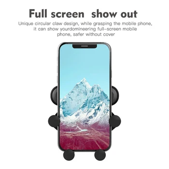 VÍŤAZ Gravitácie Auto Držiaka Telefónu, pre iPhone Xiao mi9 Air Vent držiak do Auta Držiak na Telefón do Auta Mobile Mobilný Telefón Držiak na Stojan