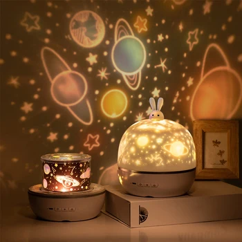 LED Nabíjateľná Hviezdne Nebo Projektor Nočné Svetlo Vesmíru Farebné Blikajúce Hviezdy Deti Baby Darček pre Dieťa a Deti Izby 45P
