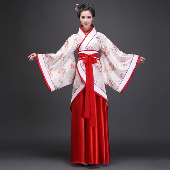 Čínske Tradičné Nový Rok Žena Výkon Tanec Hanfu 14colors Žena Strany Tang Oblek Dievčatá Cheongsam Retro Šaty, Kostýmy