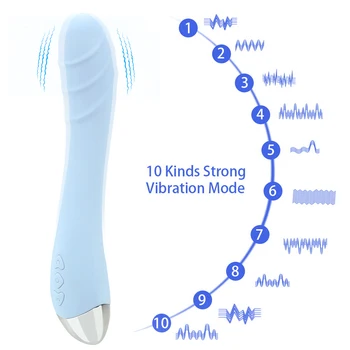 OLO Výkonný 10 Rýchlosti G-Spot Dilda Vibrátor Vagíny, Klitorisu Masér Ženská Masturbácia, USB Nabíjanie Sexuálne Hračky Pre Ženy