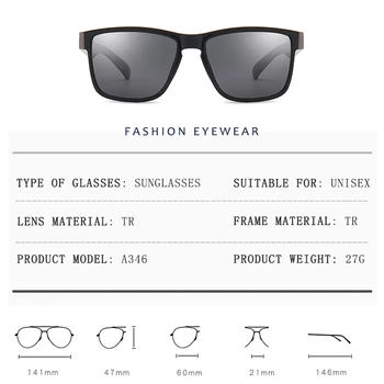 2020 Nové Mužov Značky Dizajn Polarizované slnečné Okuliare Samec Vodič Odtiene Retro Slnečné Okuliare Pre Mužov Spuare Zrkadlo Lete UV400 Oculos