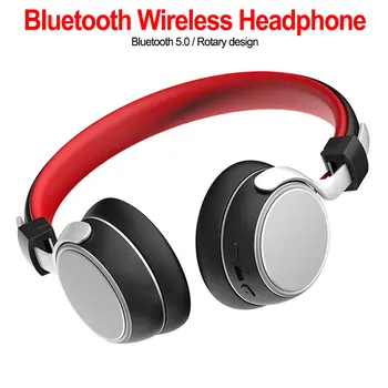 Aktívnym Potlačením Hluku Bezdrôtové Bluetooth Slúchadlá Skladacia Over-ear Prenosný Headset pre Telefóny Hudby s Mic