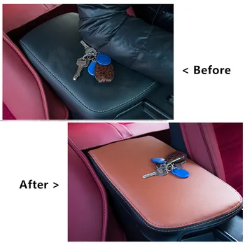 Kožené Strednej Opierke Úložný Box na Ochranu Rukáv dekorácie pre Lexus NX 300h 200t 200 Auta interiérové doplnky