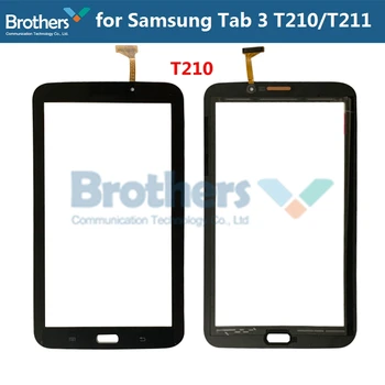 Tablet Dotykový Panel Pre Samsung Galaxy Tab 3 7.0 T210 T211 Dotykový Panel Digitalizátorom. Sklo Senzor Objektív SM-T210 SM-T211 LCD Displej