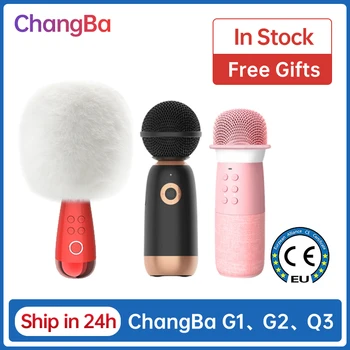 NOVÉ G2 G1 Q3 Veľké Vajcia Mikrofón Bezdrôtový Changba profesionálny mikrofón Bluetooth karaoke Mikro telefón spievať pre live
