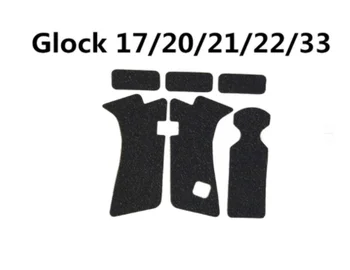 Protišmykovým Gumovým Textúra Grip Zabaliť Pásku Rukavice pre Glock 17 19 20 21 22 25 26 27 33 43 puzdro 9mm pištole, zbraň časopis príslušenstvo