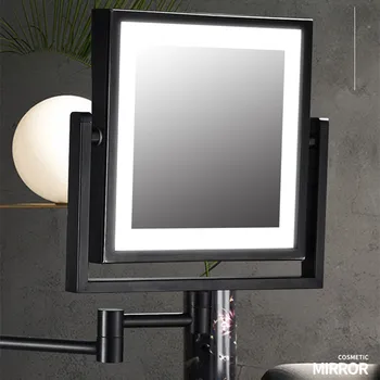 LED Kúpeľňa Zrkadlo SDSN Skladacie Vaňa Kozmetické Zrkadlá na Stenu Nabitá LED Kúpeľňa Zrkadlá Kvality Mosadz LED Vaňa Zrkadlo