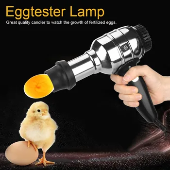Jasné LED Svetlo Inkubátor Vajcia Candler Tester Násadové Vajcia Kuracie Prepelica Hydiny Inkubátor Brooder s napájacím Adaptérom Nástroj