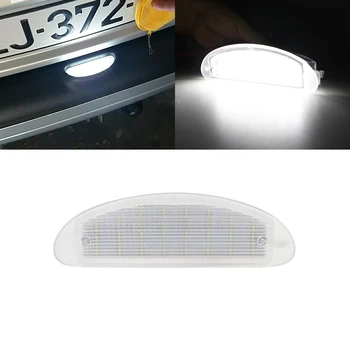 1PC bez Chýb LED Chvost Číslo Licencie Doska Svetlá Lampy 18 3528 SMD Auto Auto Na Renault Clio II Twingo I