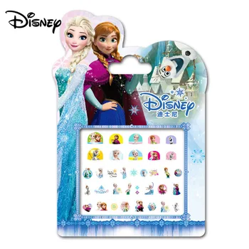Disney 5 kusov detí osobnosti cartoon nepremokavé na nechty, nálepky ice romantika malá princezná na nechty, nálepky
