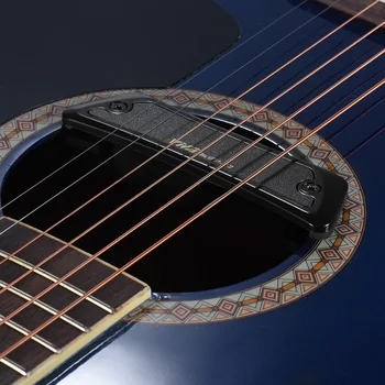 Vysoko Kvalitné Pasívne Magnetické Zvukové Diery Humbucker Snímač Pick-up Dual Coil pre Ľudové Gitara Vyzdvihnutie Systém