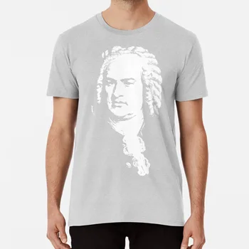Johann Sebastian Bach T Shirt Johann Sebastian Bach Nemecký Skladateľ, Hudobník Barokový Vážnej Hudby Nemecko Streetwear Módy