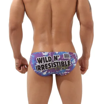 Sexy Pánske Slipy Jockstrap Zábavné Vytlačené Nohavičky Calzoncillos Hombre Gay Bielizeň Cueca Sklzu Homme Bikini Spodky Plus Veľkosť