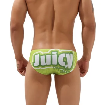 Sexy Pánske Slipy Jockstrap Zábavné Vytlačené Nohavičky Calzoncillos Hombre Gay Bielizeň Cueca Sklzu Homme Bikini Spodky Plus Veľkosť