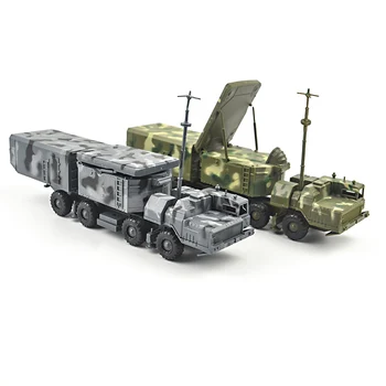 1:72 Rusko Armády S-300 PMU Raketový Systém Radarové Vozidlo Plastové Zmontované Truck 4D Puzzle Stavebných Kit Vojenské Model Auta, Hračky