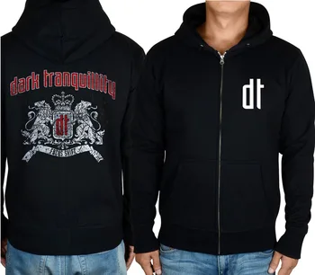 18 druhov Zips Dark Tranquillity Kapela Rock hoodies Lebky bunda 3D značky tričko punk smrti temných Ťažkých Kovov mikina XXXL