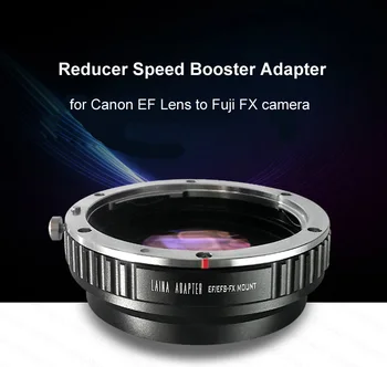 Kovové Hlavná Redukcia Speed Booster Turbo Adaptér Objektívu pre Canon EF-EOS Mount Objektív Fuji FX X-T2 X-T20 X-Pro2 X-E2 X-A3 Fotoaparát