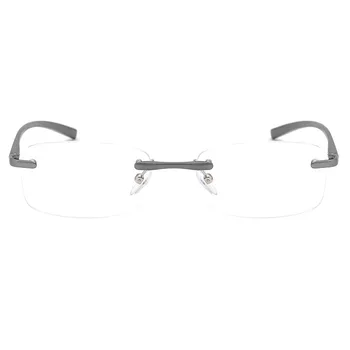 Nové Šedej Zliatiny Bez Obrúčok Okuliare Na Čítanie Mužov Presbyopia Okuliare Ultralight Jasný Objektív Čitateľa +1.0 +1.5 +2.0+2.5 +3.0 +3.5 +4.0