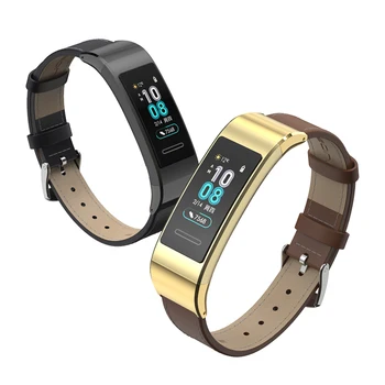 Kožené hodinky remienok pre Huawei 3 kapela inteligentný náramok pre Huawei band 4 pro pravej kože pásmo pre Huawei 3 pro kapela pulsera