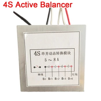 5A - 8A 4S Aktívne Balancer Ekvalizér Lipo Lifepo4 Li-ion Lithium Batérie BMS Dynamický Prepočet Ochrany rada 3.2 V, 3,7 V BUNKE