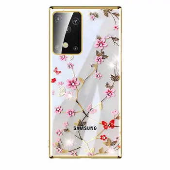 SULADA Kvet Bling Žiarivý Diamant, Kryštál Pevný zadný Kryt Telefónu obal pre Samsung Galaxy S20 S20 Plus Ultra S20