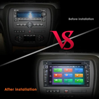 4G RAM 64 G PX5 IPS 2din Android Auto DVD, GPS, Rádio GMC Yukon Sierra Chevrolet Corvette Prímestskej Multimediálne Vedúci Jednotky Navigáciu