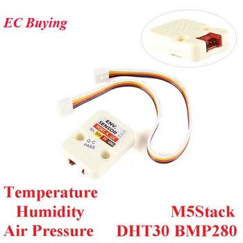M5Stack Mini Teplota Vlhkosť Vzduchu pri Atmosférickom Tlaku Snímač DHT30 BMP280 Digitálneho Pre Arduino IIC I2C Grove Konektor M5Cor