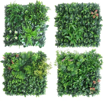 Umelé Rastliny Panel Zvislý Dekor Zelená Papradie Falošné Rastlinné Steny Záhradné Dekorácie Faux Visí Rastlín Plantas Artificiales