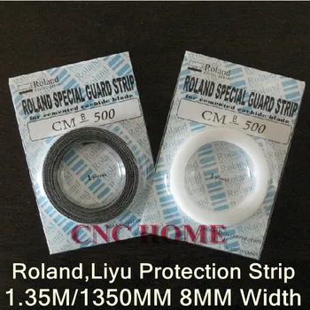 2 KS (Mäkké a Tvrdé Typu) 1.35 M/1350MM Dĺžka x 8 mm Šírka Rezací Ploter ochranný Kryt Pásky Roland Liyu Vinyl Cutter