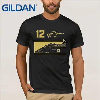 2020 Nové Módne Bežné Mužov Tričko Novinka, O-Krku Topy Ayrton Senna Jps Hold T-Shirt 12 Podpis Väčšinu Tričká