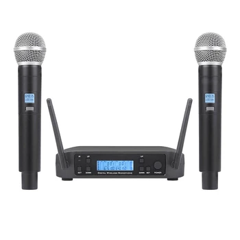 Finlemho Profesionálny Mikrofón Bezdrôtový GLXD4 Beta58A Dynamické Vokálne Domov Štúdiová Nahrávka Pre Karaoke Profesionálny Audio Mixer