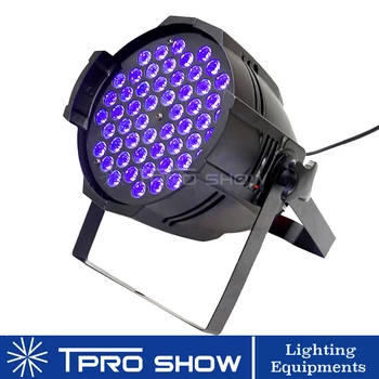 DMX Blacklight 162W UV LED Par 54x3W Fáze svetelný Efekt Ultrafialové dc svetlo Strobe Stmievanie Flash Pre Zvuk Strana Disco DJ Club