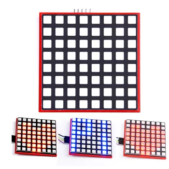 LED Full Farebné 8*8 Dot Matrix Displej pre Raspberry Pi 3/2/B+ RGB LED Displej Rada 8x8 RPI-RGB-LED-Matrix