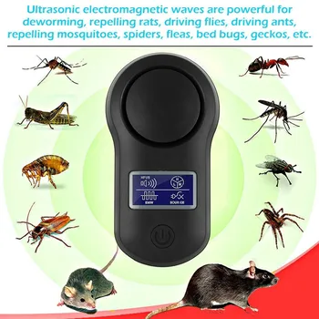 Domácnosť Ultrazvukové Pešti Vrah Prípravky Na Kontrolu Škodcov Anti Hlodavce Repelent Mol Myši Švába Myší Elektronické Mosquito Killer