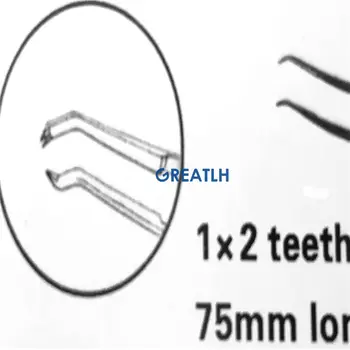 Vysoká Kvalita Colibri beaked jemné pierse tipy Ozubeným Pinzeta Zubné oftalmologické chirurgické nástroje