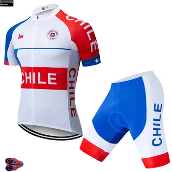Pro Tour Tímu Čile Cyklistika Dres Nastaviť 2019 Lete Cestné Cyklistické Oblečenie Ropa Ciclismo Ciclismo Cyklistický Dres Nastaviť 9D Gél