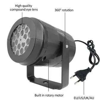 High-Vysoký jas-definícia Krytý Vianočné Blizzard Dovolenku Rotujúce Projektor Lampa Narodeniny Projektor Dovolenku Osvetlenie