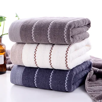 Vaňa uteráky čistej bavlny dospelých domácnosti hrubšie mäkké absorpčné plážové osušky pre mužov a ženy, páry T02